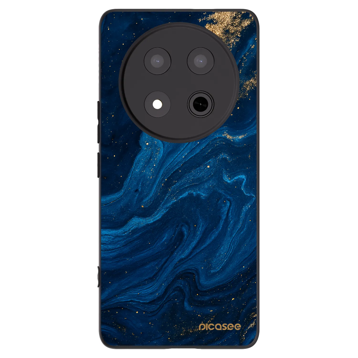 Picasee crna silikonska maskica za Honor Magic7 Lite 5G - Blue