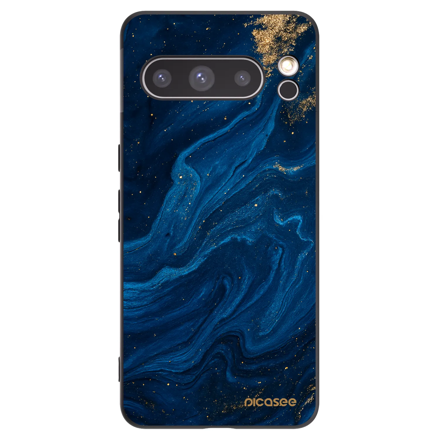 Picasee crna silikonska maskica za Google Pixel 8 Pro - Blue