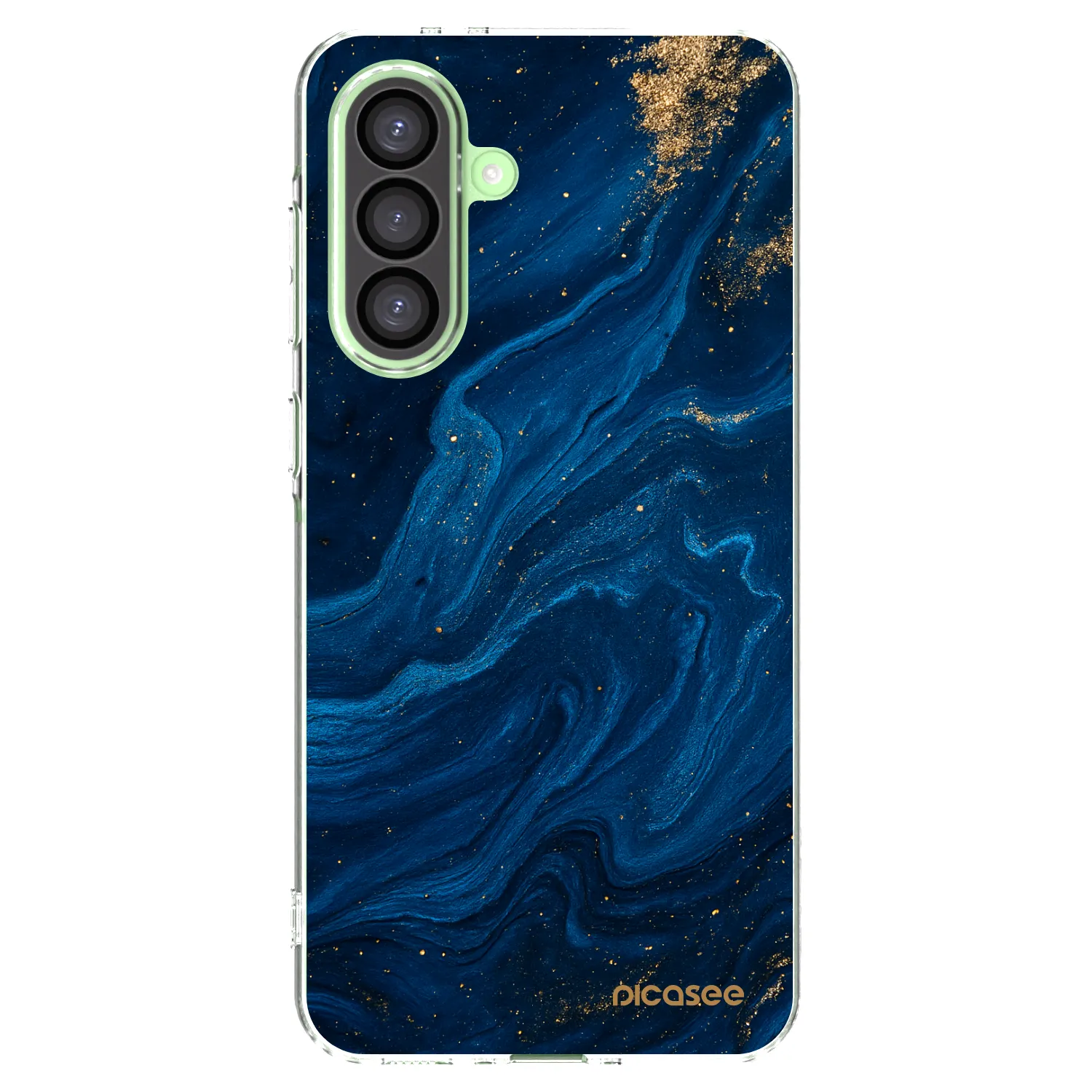 Picasee silikonska prozirna maskica za Samsung Galaxy A26 5G A266B - Blue
