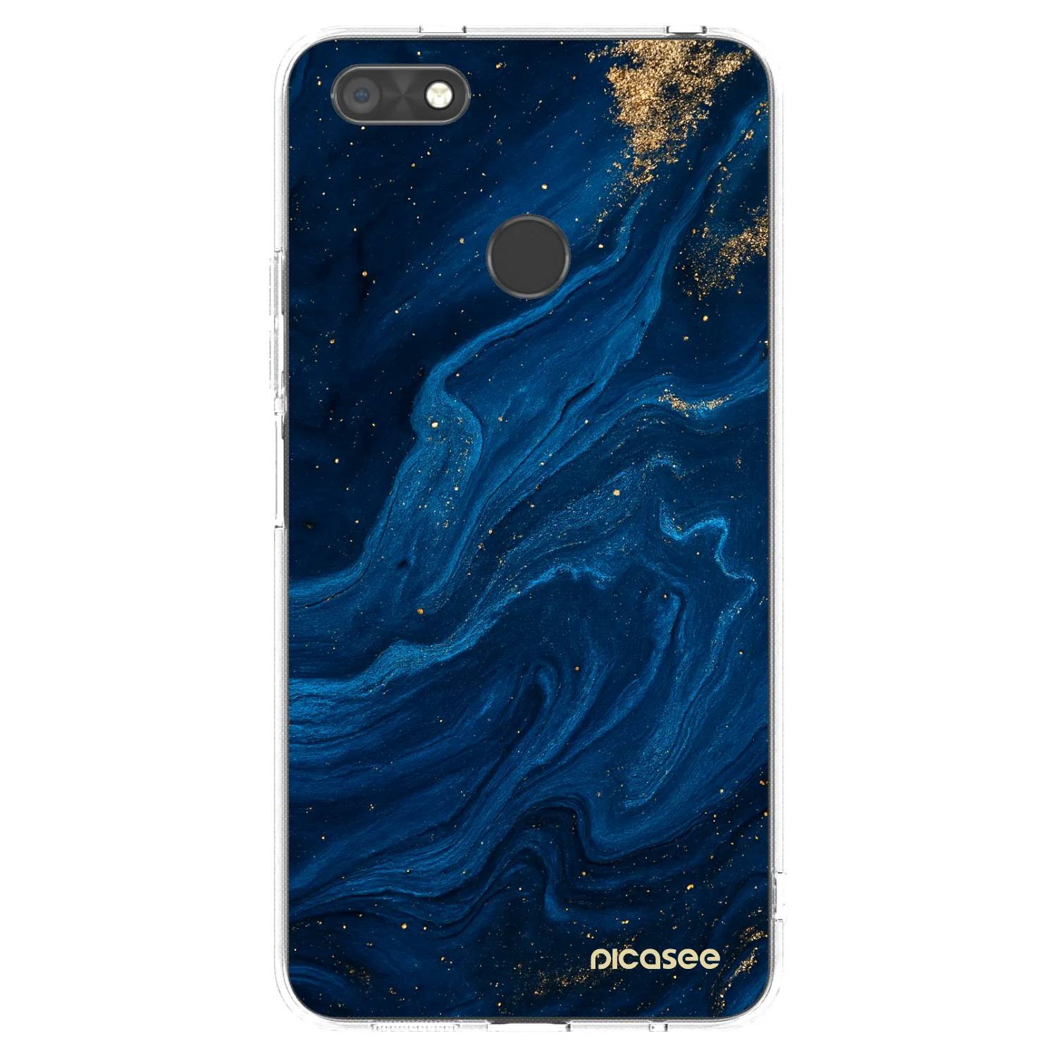 Picasee silikonska prozirna maskica za Huawei P9 Lite Mini - Blue