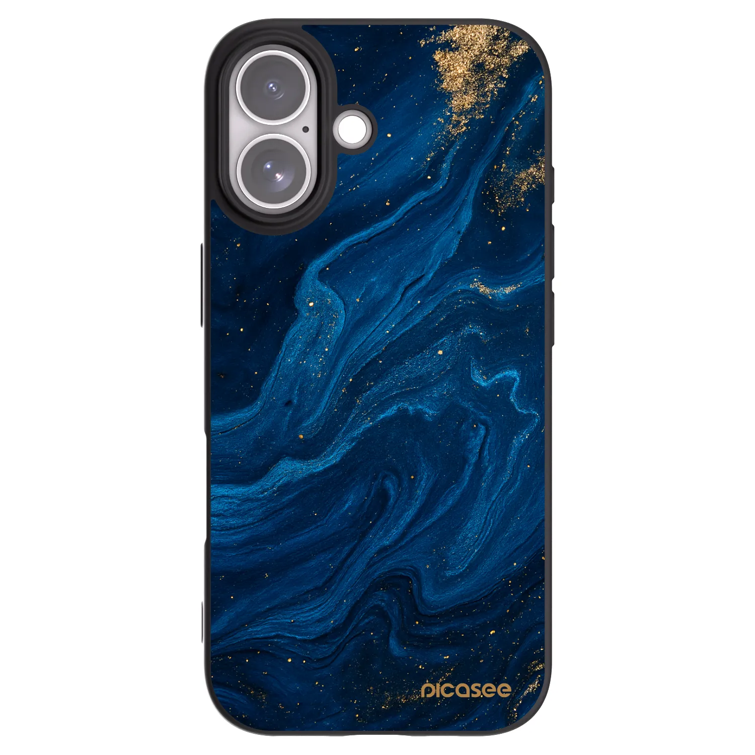 Picasee crna silikonska maskica za Apple iPhone 17 - Blue