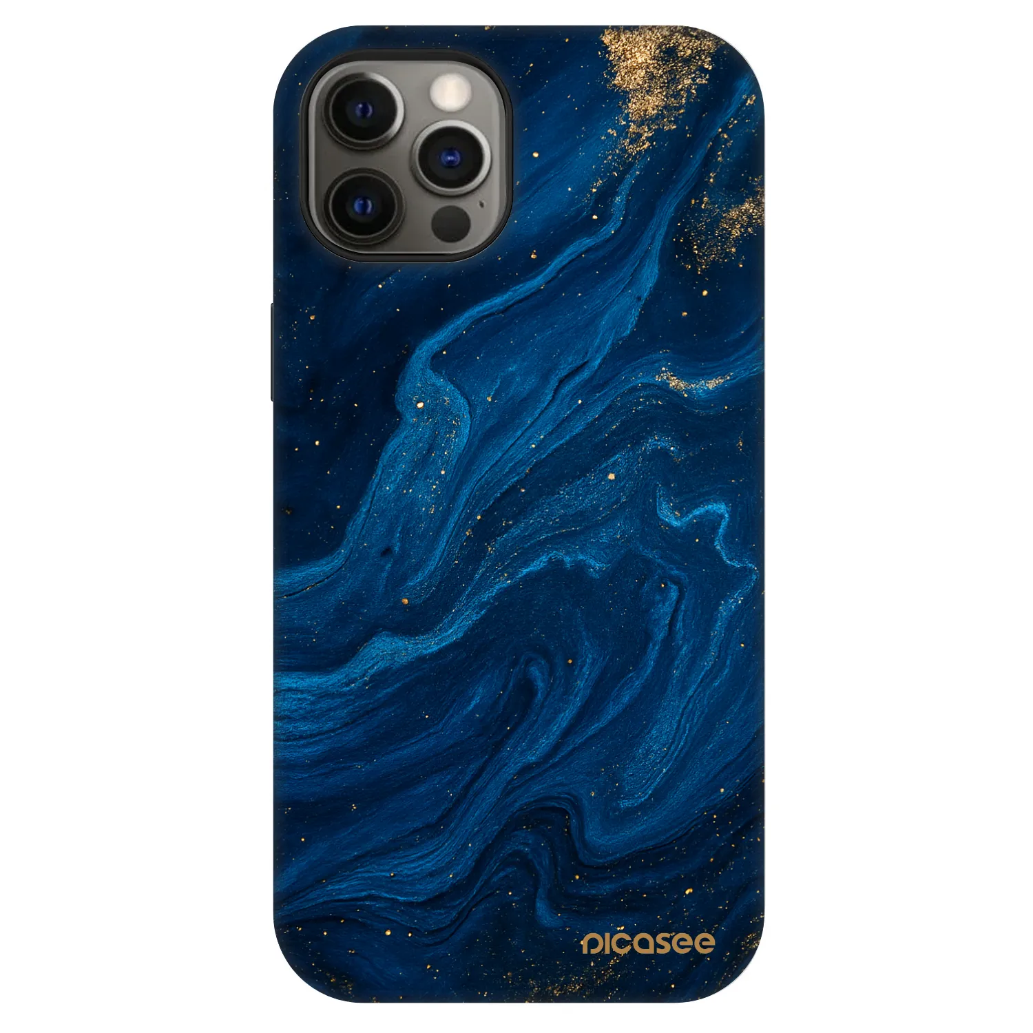 Picasee Fashion Case MagSafe za Apple iPhone 12 - Blue