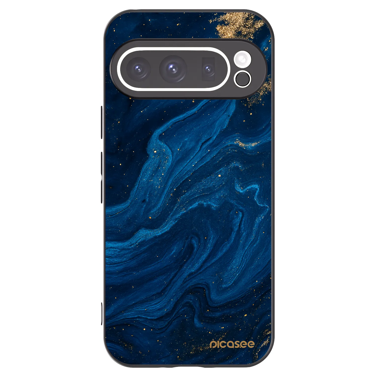 Picasee crna silikonska maskica za Google Pixel 9 Pro XL - Blue