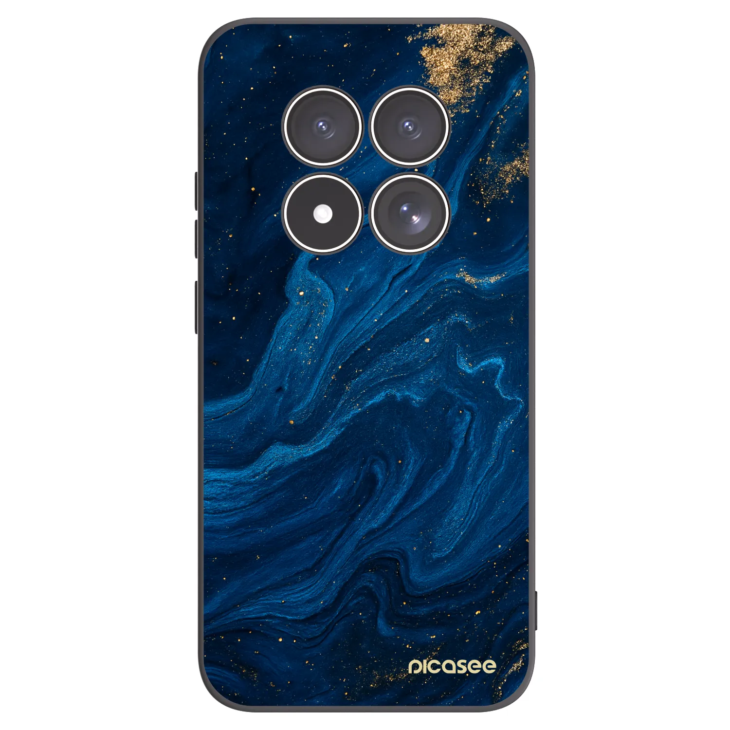 Picasee crna silikonska maskica za Xiaomi Redmi Note 15 Pro 4G - Blue