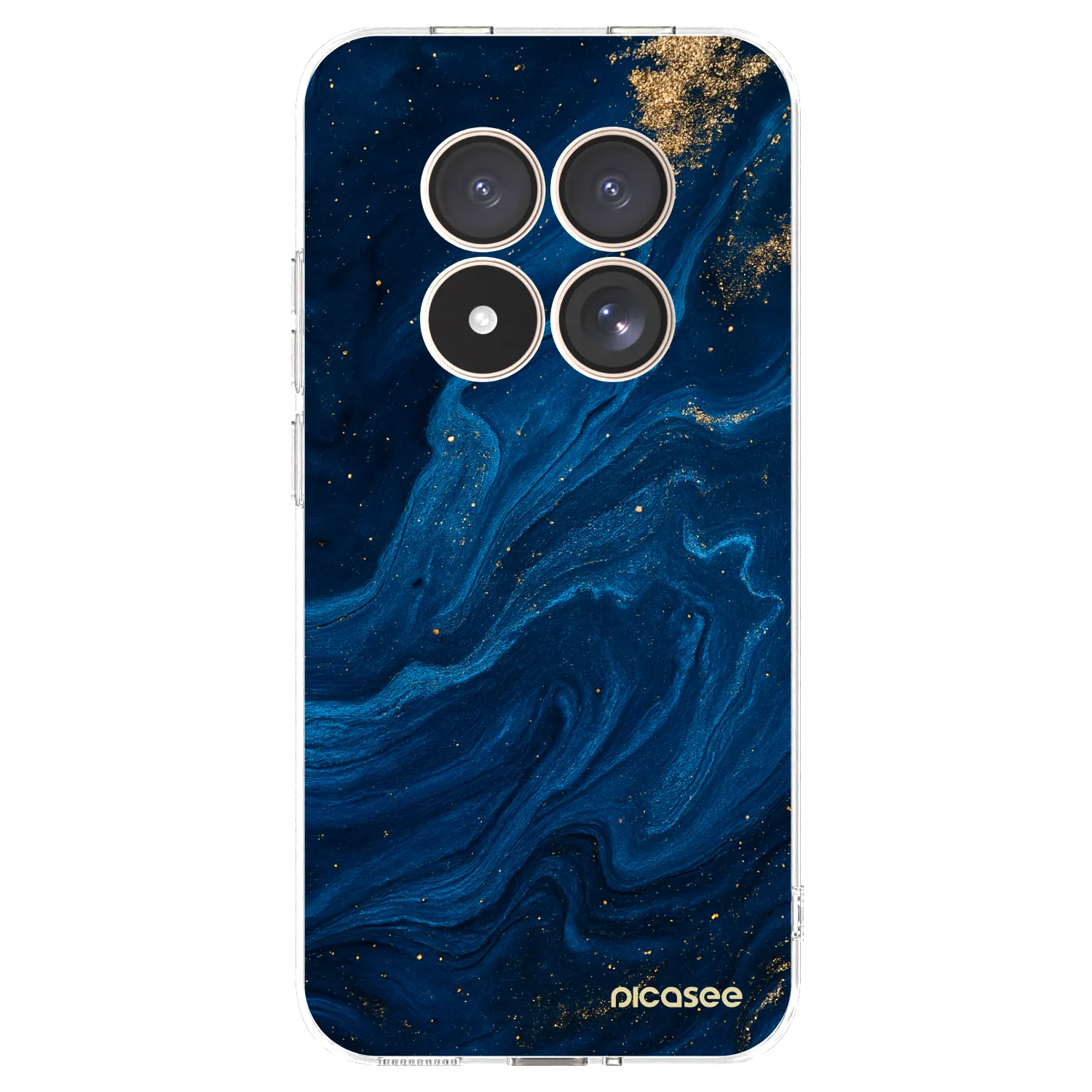 Picasee silikonska prozirna maskica za Xiaomi Redmi Note 15 Pro 4G - Blue