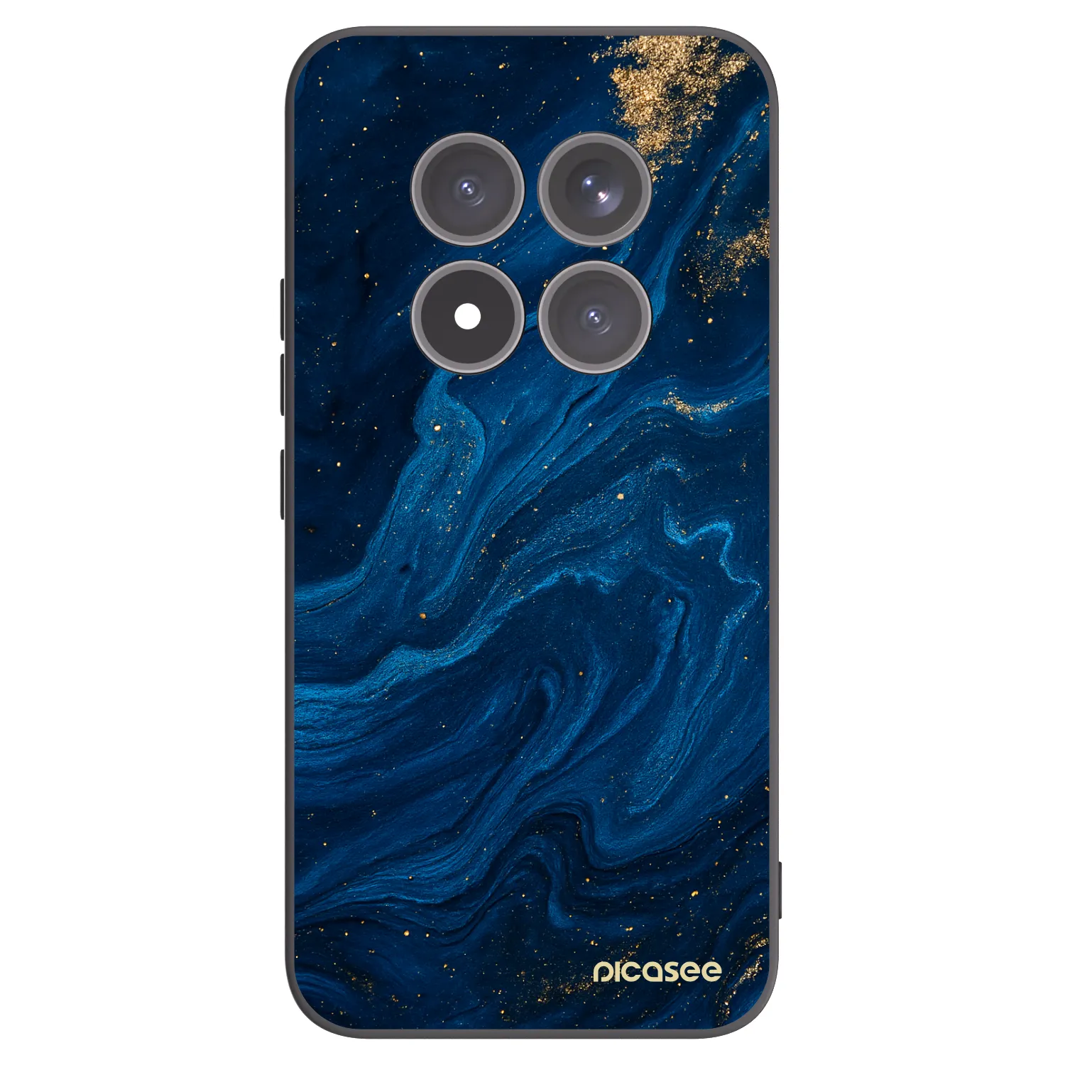 Picasee crna silikonska maskica za Xiaomi Redmi Note 15 Pro+ - Blue
