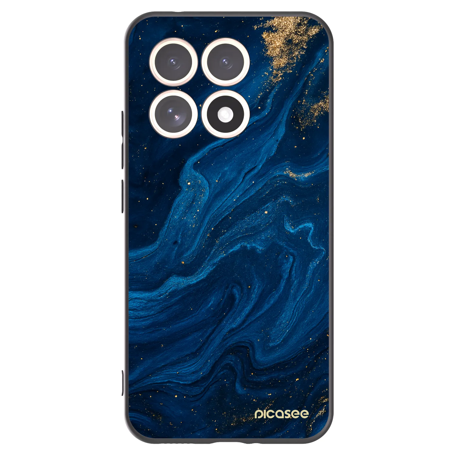 Picasee crna silikonska maskica za Xiaomi 15T - Blue