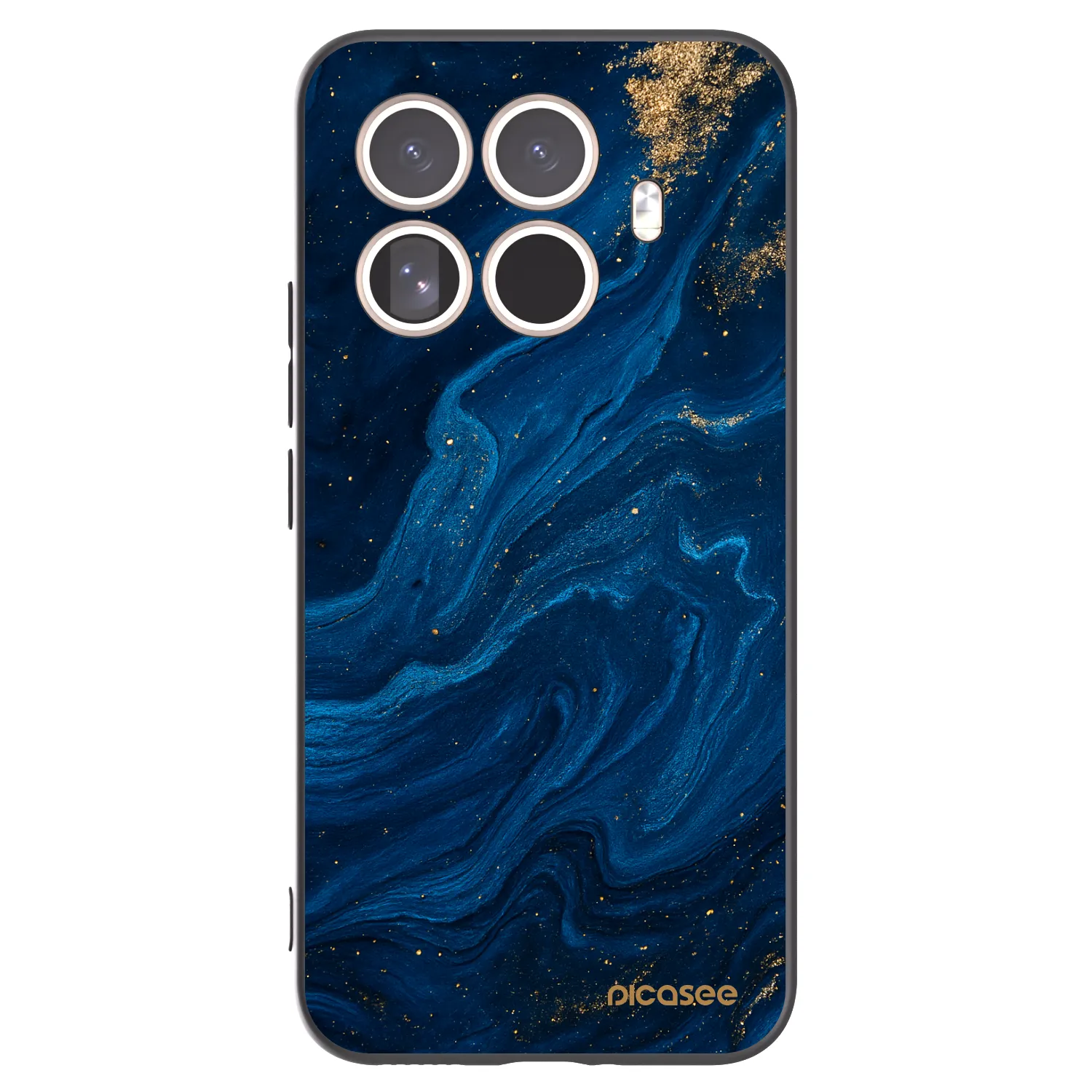 Picasee crna silikonska maskica za Xiaomi 15T Pro - Blue