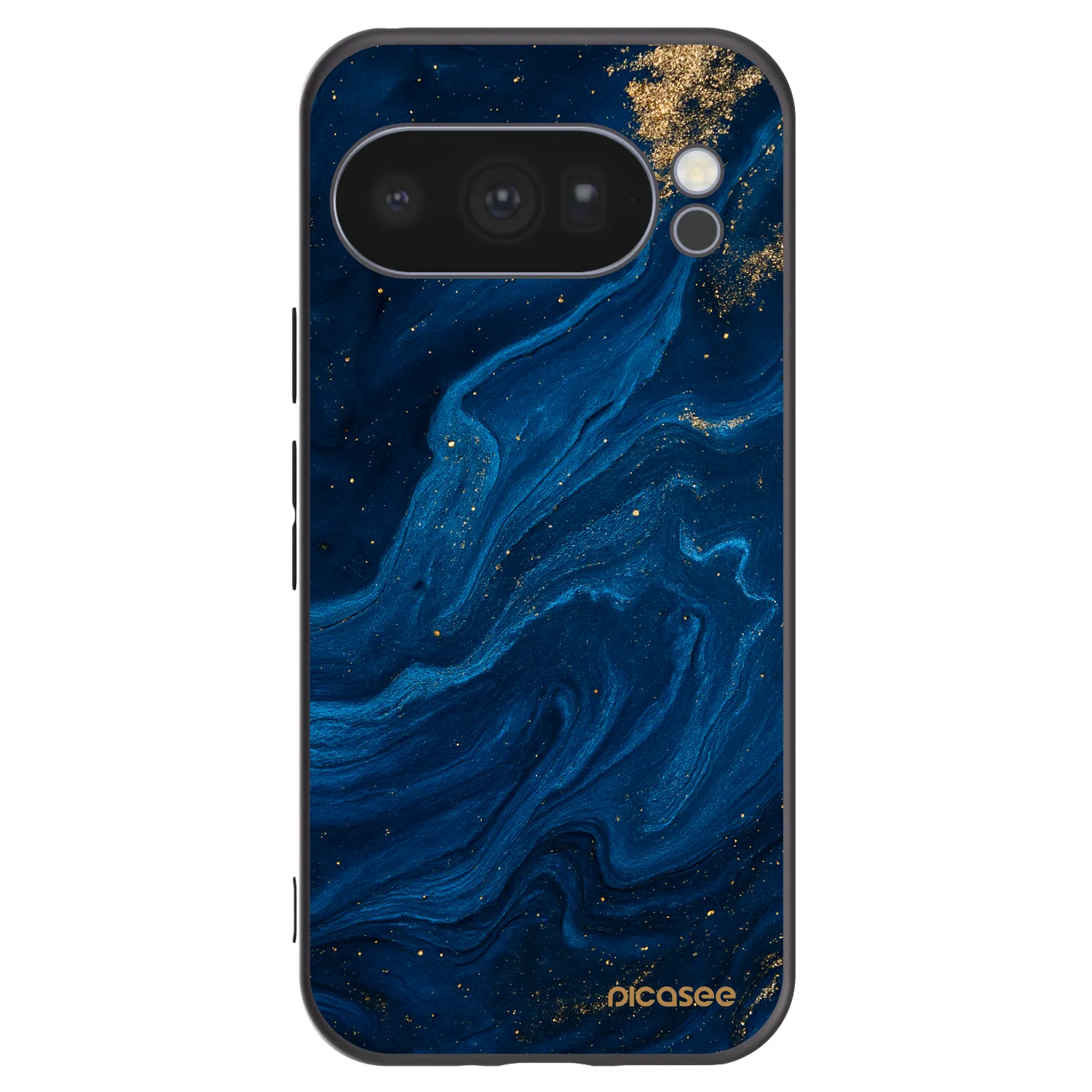 Picasee crna silikonska maskica za Google Pixel 10 Pro - Blue