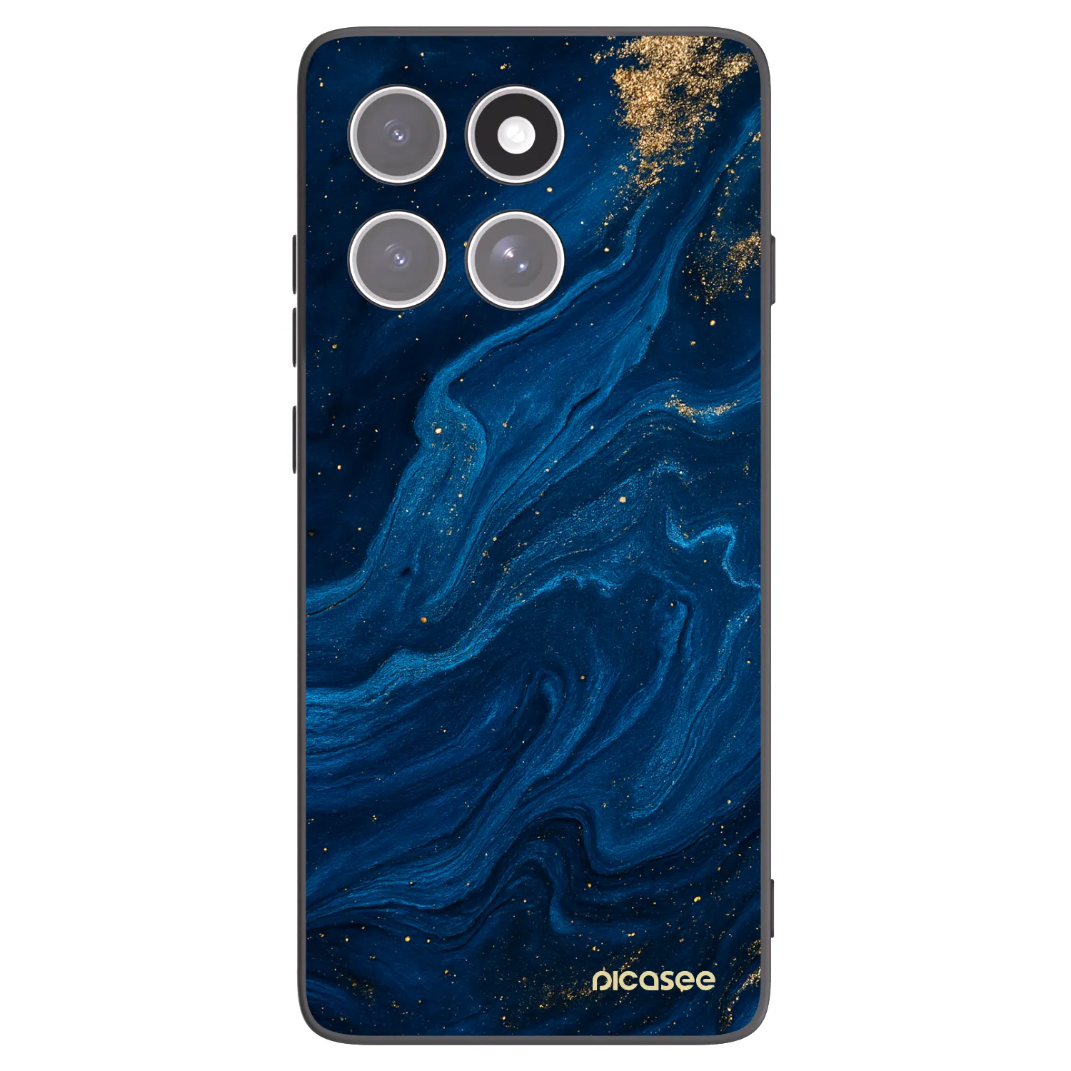 Picasee crna silikonska maskica za Motorola Edge 60 Fusion - Blue