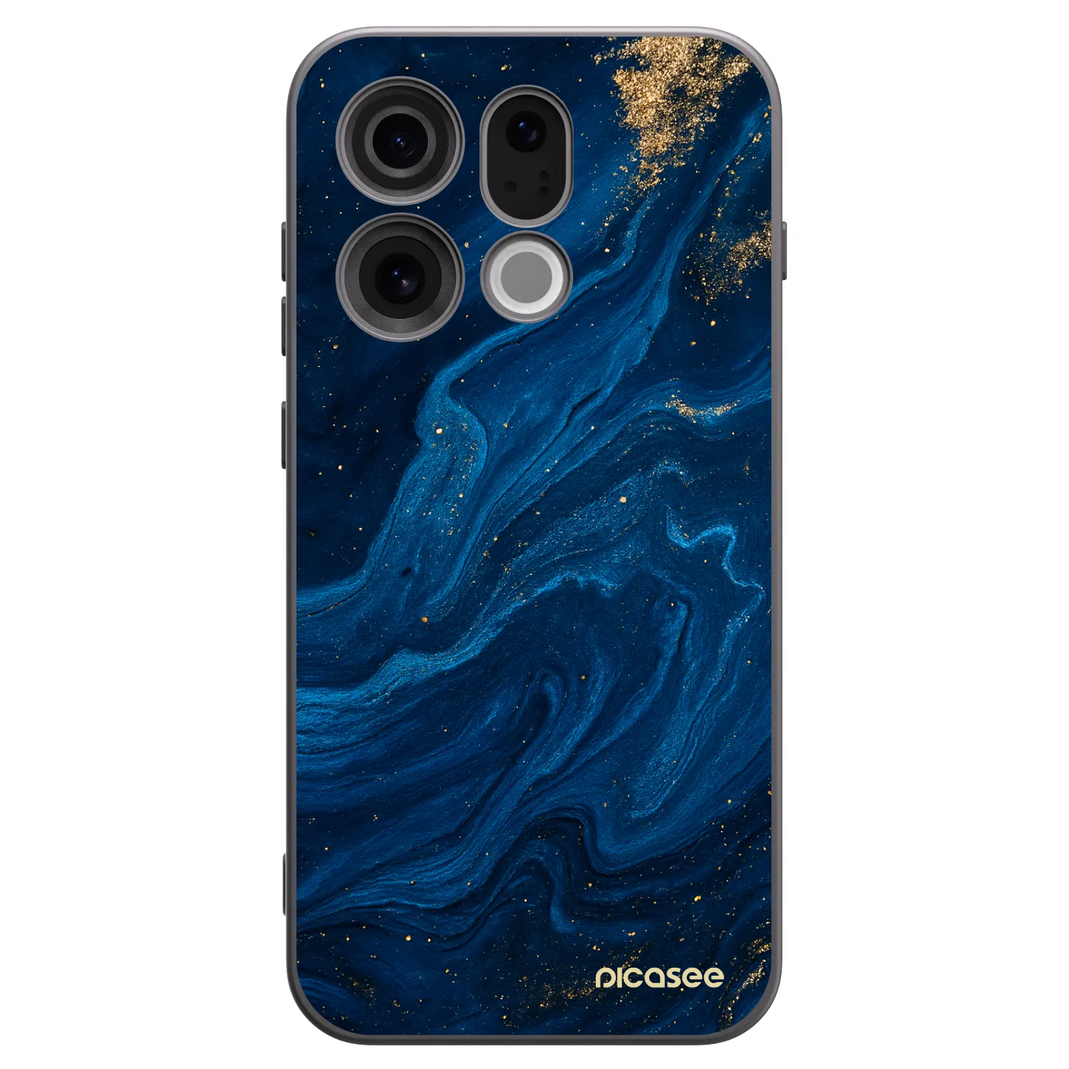 Picasee crna silikonska maskica za OPPO Find X9 - Blue