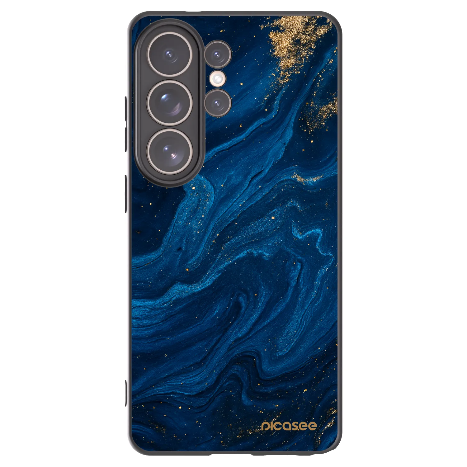 Picasee crna silikonska maskica za Samsung Galaxy S26 Ultra - Blue