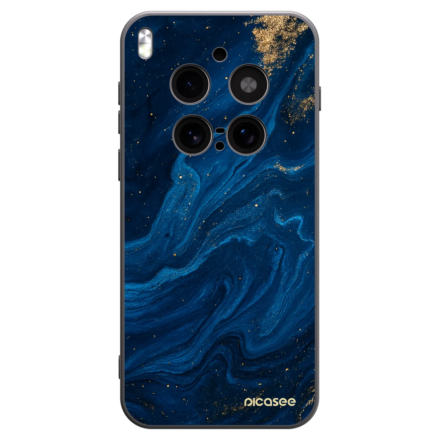 Picasee crna silikonska maskica za Vivo X300 Pro - Blue