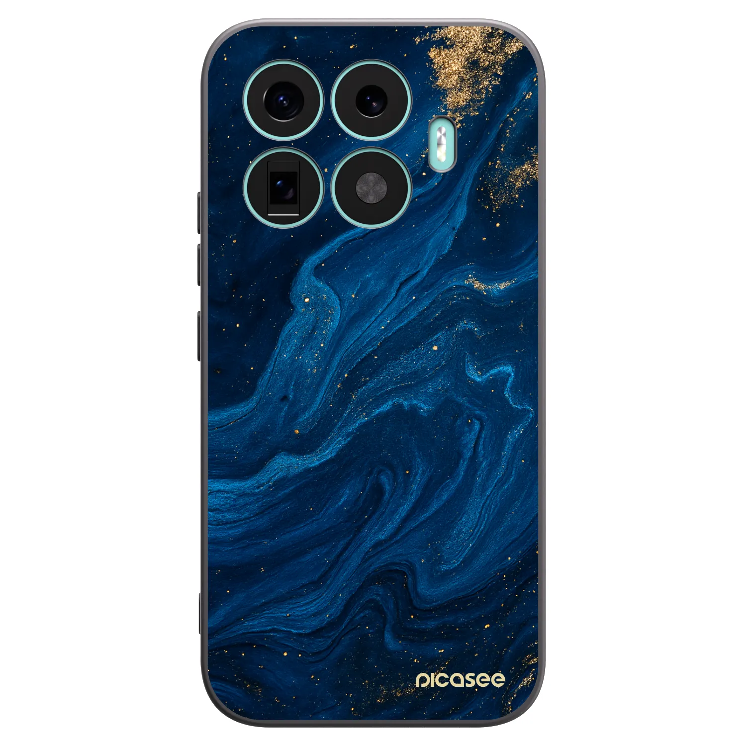 Picasee crna silikonska maskica za Xiaomi 17T - Blue
