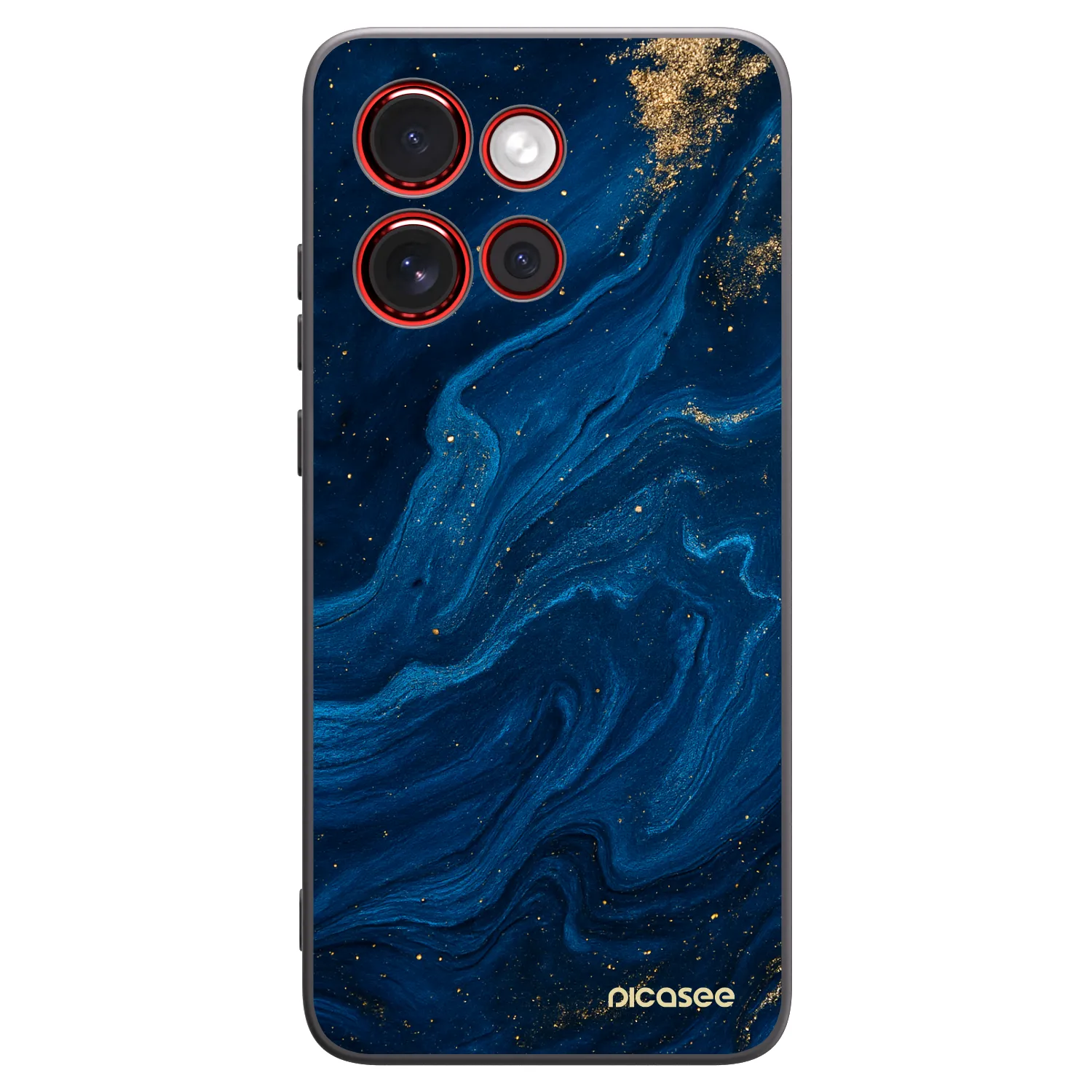 Picasee crna silikonska maskica za Motorola Edge 60 Neo 5G - Blue