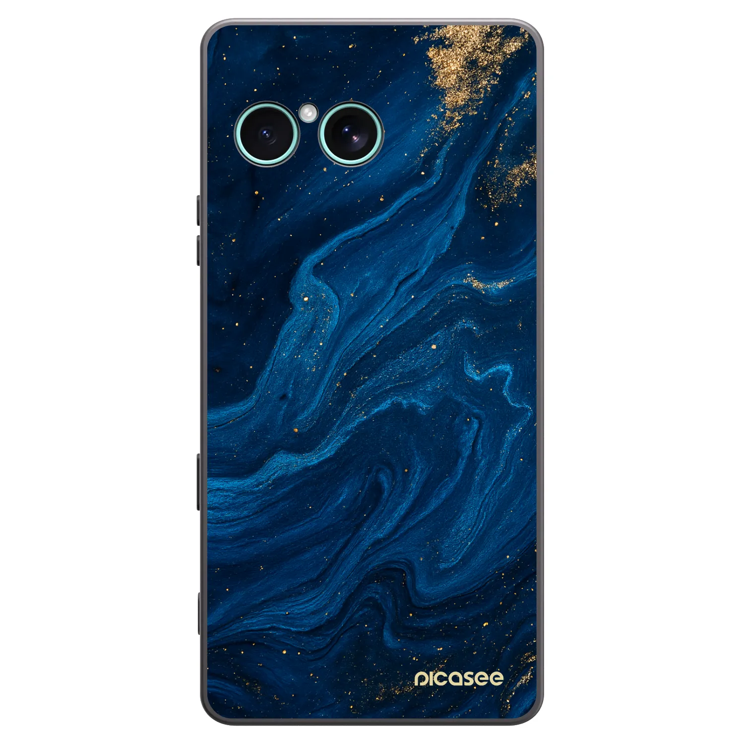 Picasee crna silikonska maskica za Sony Xperia 10 VII - Blue
