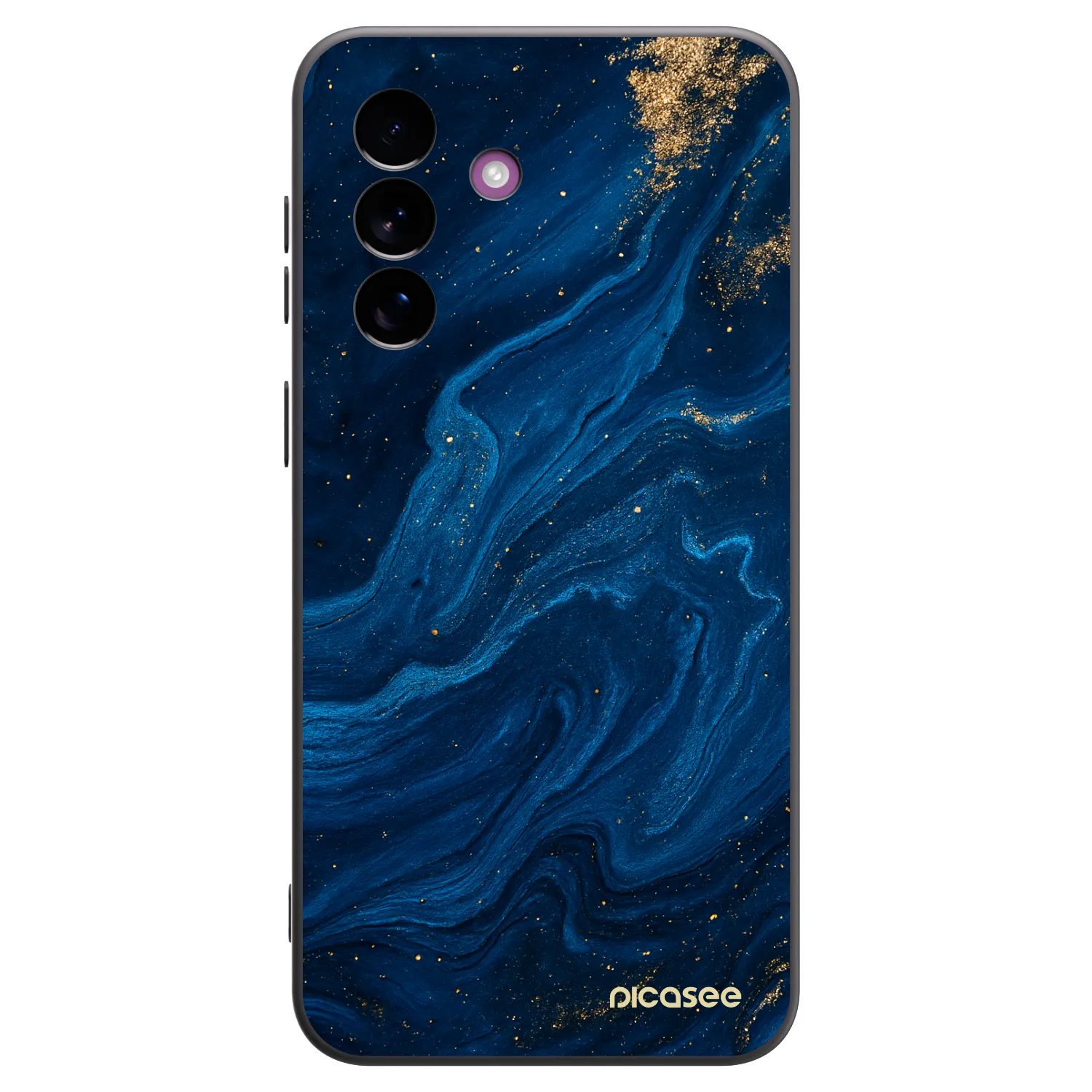 Picasee crna silikonska maskica za Samsung Galaxy A37 - Blue