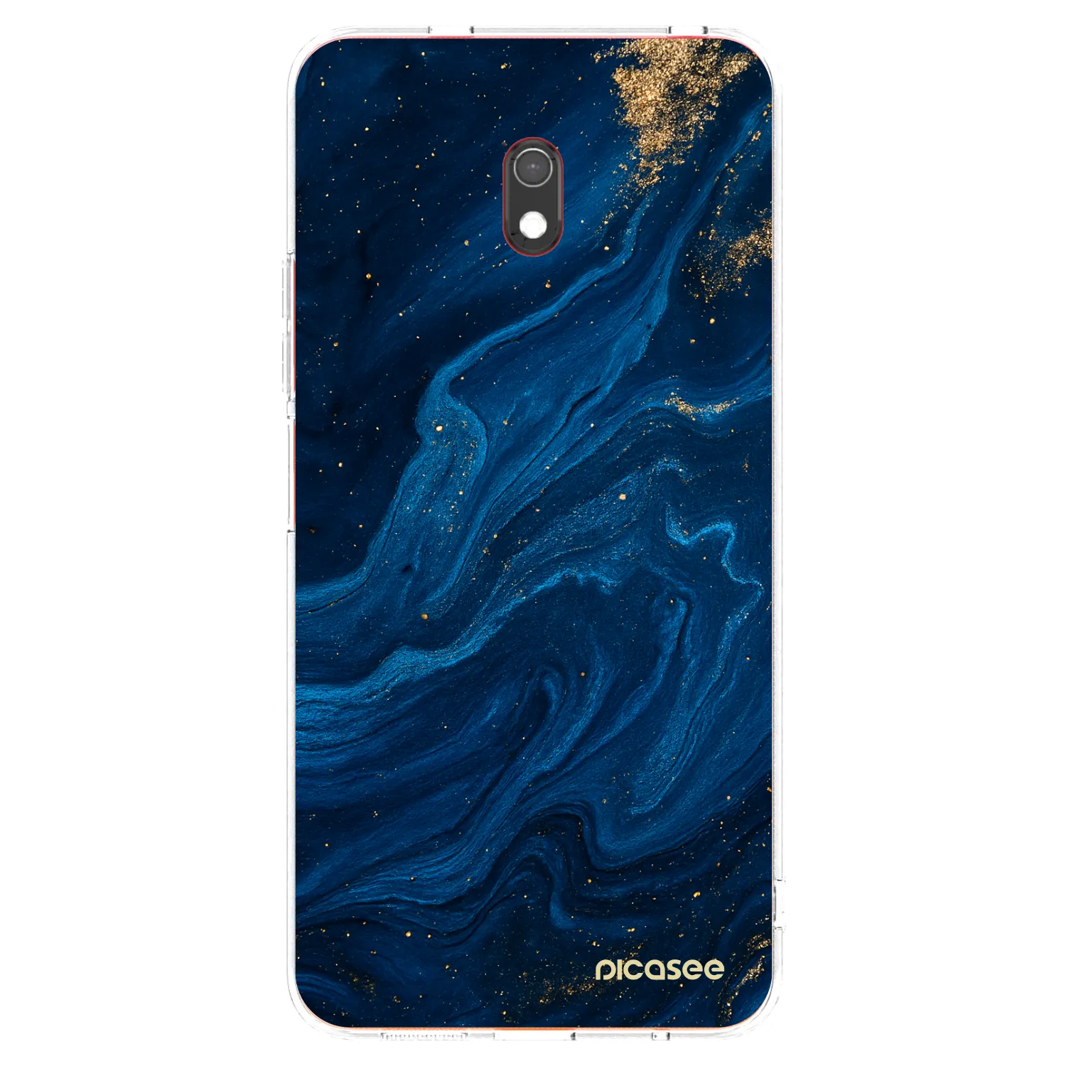 Picasee silikonska prozirna maskica za Xiaomi Redmi 8A - Blue