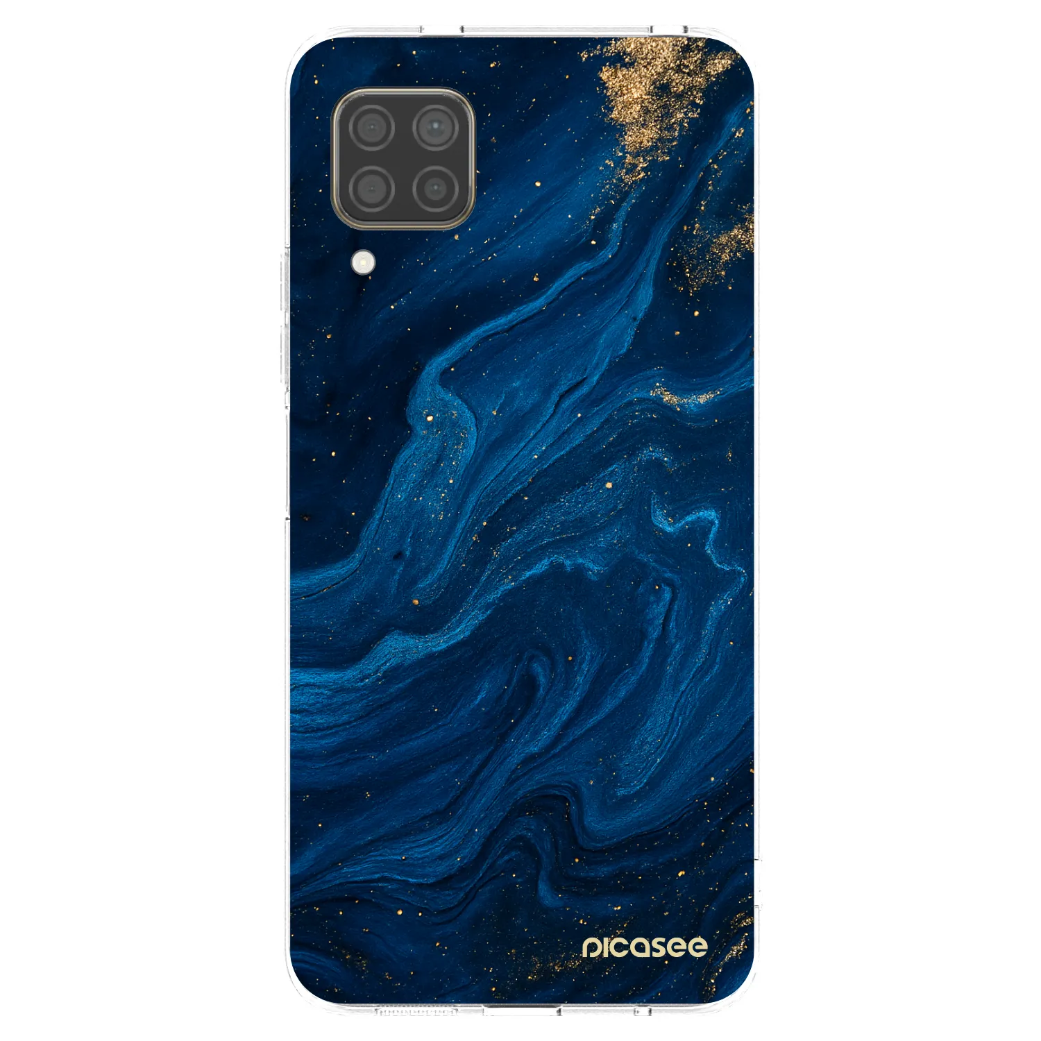 Picasee silikonska prozirna maskica za Huawei P40 Lite - Blue