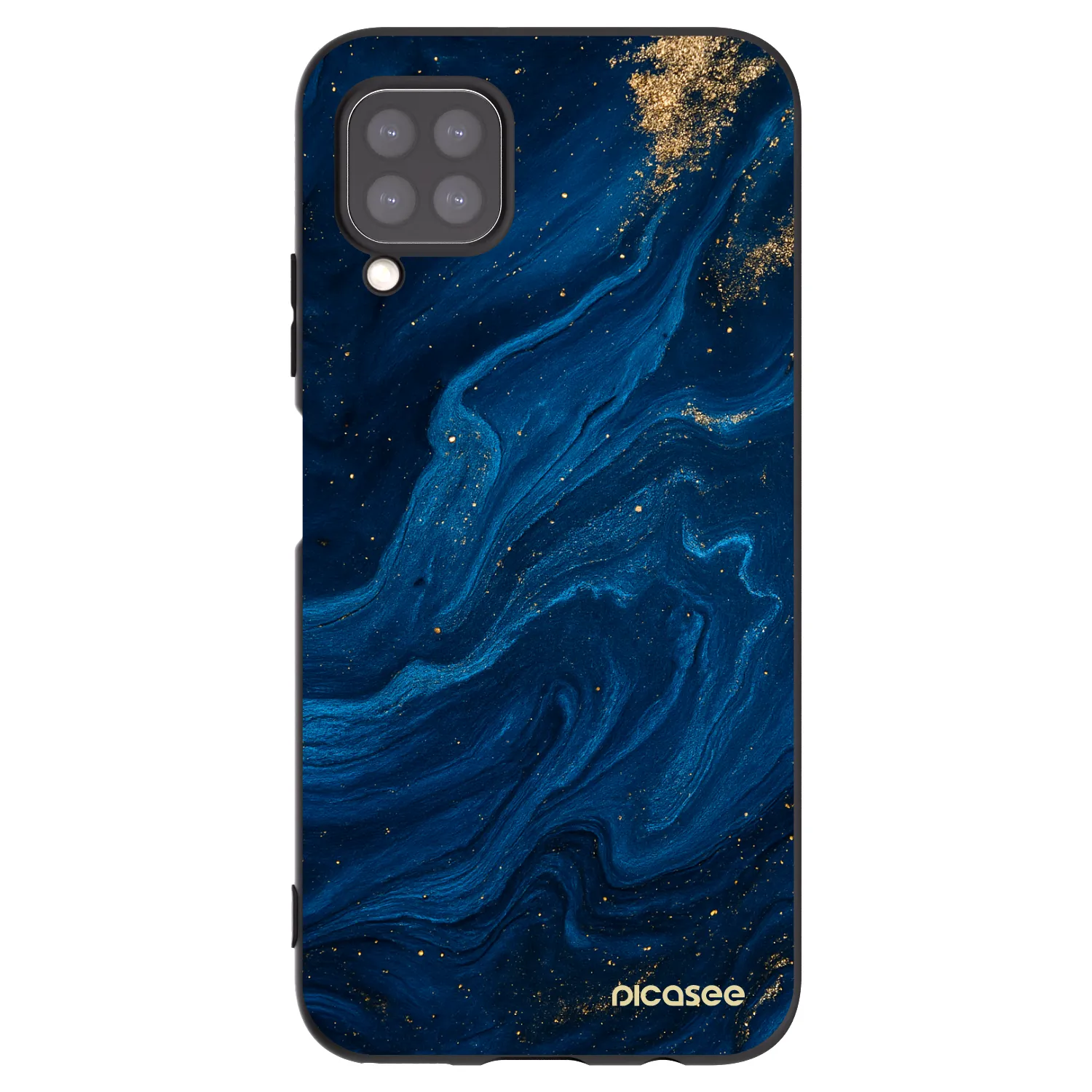 Picasee crna silikonska maskica za Huawei P40 Lite - Blue