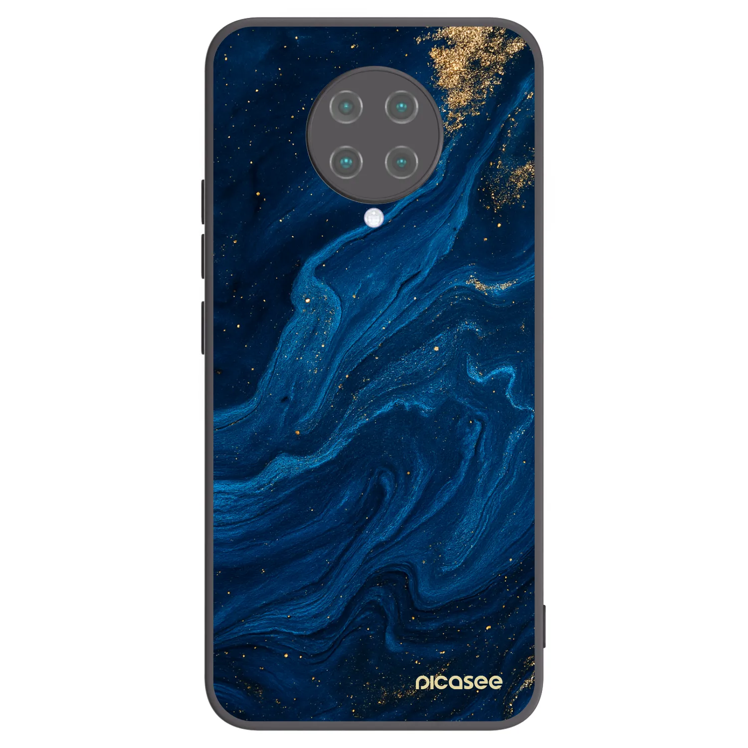Picasee crna silikonska maskica za Xiaomi Poco F2 Pro - Blue