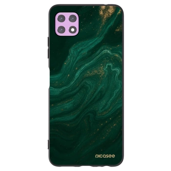 Picasee crna silikonska maskica za Samsung Galaxy A22 A226B 5G - Green