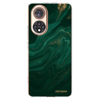 Picasee silikonska prozirna maskica za Honor 50 5G - Green