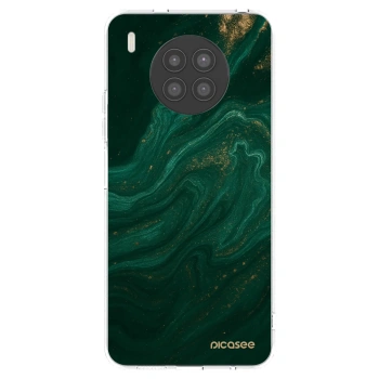 Picasee silikonska prozirna maskica za Huawei Nova 8i - Green