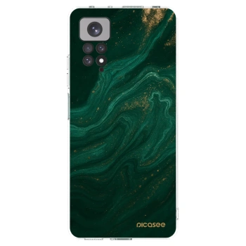 Picasee silikonska prozirna maskica za Xiaomi Redmi Note 11 - Green