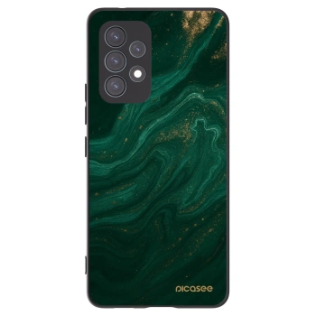 Picasee crna silikonska maskica za Samsung Galaxy A53 5G A536 - Green