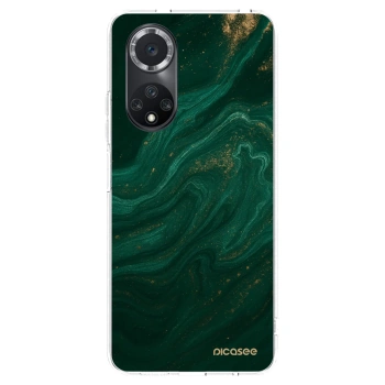 Picasee silikonska prozirna maskica za Huawei Nova 9 SE - Green