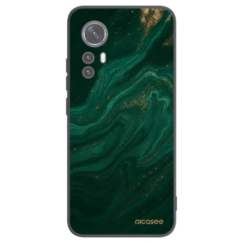 Picasee crna silikonska maskica za Xiaomi 12 - Green