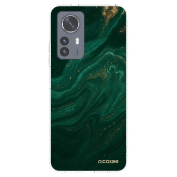 Picasee silikonska prozirna maskica za Xiaomi 12 Pro - Green