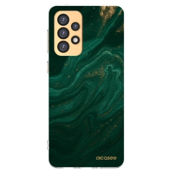 Picasee silikonska prozirna maskica za Samsung Galaxy A33 5G A336 - Green