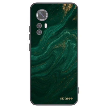 Picasee crna silikonska maskica za Xiaomi 12X - Green