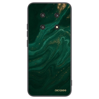 Picasee crna silikonska maskica za Honor Magic4 Lite 5G - Green