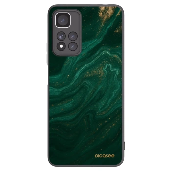 Picasee crna silikonska maskica za Xiaomi Redmi Note 11 Pro+ 5G - Green