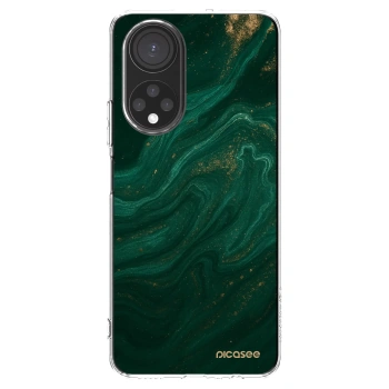 Picasee silikonska prozirna maskica za Honor X7 - Green