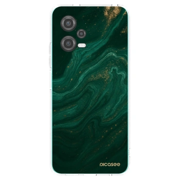 Picasee silikonska prozirna maskica za Xiaomi Poco X5 - Green