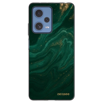 Picasee crna silikonska maskica za Xiaomi Redmi Note 12 Pro 5G - Green