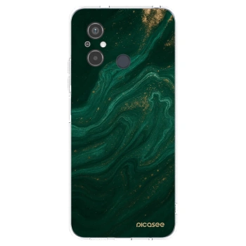 Picasee silikonska prozirna maskica za Xiaomi Redmi 12C - Green