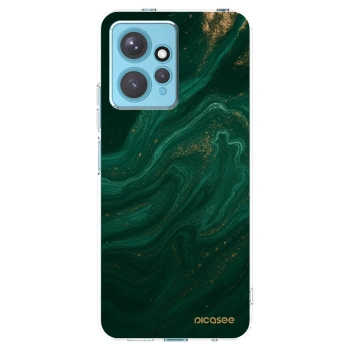 Picasee silikonska prozirna maskica za Xiaomi Redmi Note 12 4G - Green