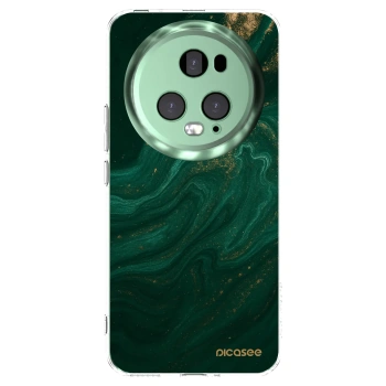 Picasee silikonska prozirna maskica za Honor Magic5 Pro - Green