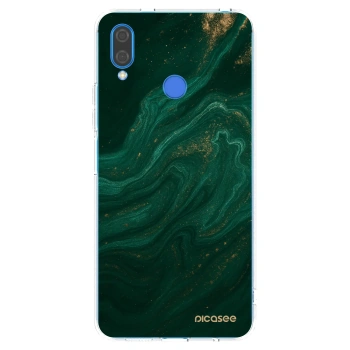 Picasee silikonska prozirna maskica za Huawei Nova 3 - Green