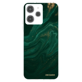 Picasee silikonska prozirna maskica za Xiaomi Redmi 12 4G - Green