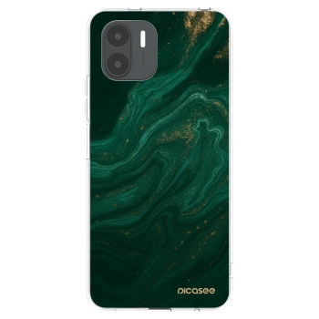 Picasee silikonska prozirna maskica za Xiaomi Redmi A2 - Green