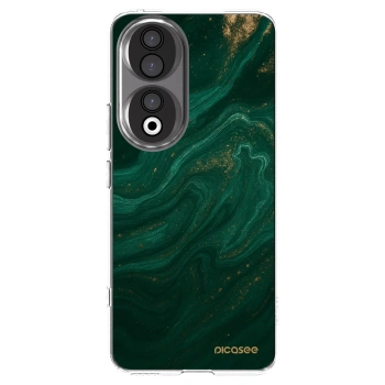 Picasee silikonska prozirna maskica za Honor 90 5G - Green