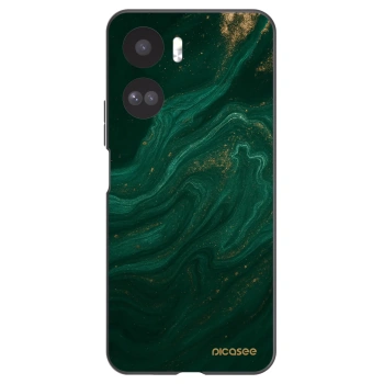 Picasee crna silikonska maskica za Honor 90 Lite 5G - Green
