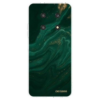 Picasee silikonska prozirna maskica za Honor Magic4 Lite 5G - Green