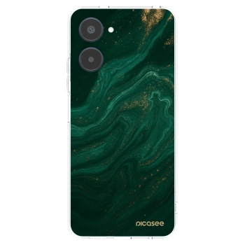 Picasee silikonska prozirna maskica za Realme 10 4G - Green